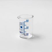 Стакан стеклянный лабораторный тип Н с делением, 50 мл Стакан стеклянный лабораторный тип Н с делением, 50 мл