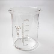 Стакан стеклянный лабораторный тип Н с делением, 3000 мл Стакан стеклянный лабораторный тип Н с делением, 3000 мл