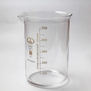 Стакан стеклянный лабораторный тип Н с делением, 5000 мл Стакан стеклянный лабораторный тип Н с делением, 5000 мл