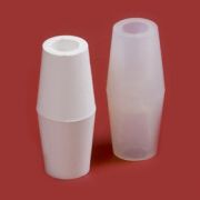 Пробка силиконовая двухконусная 19/22, с каналом Пробка силиконовая двухконусная 19/22, с каналом