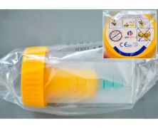 Контейнер для биопроб, 60 мл, с иглой, стерильный, Aptaca, Минимед Контейнер для биопроб, 60 мл, с иглой, стерильный, Aptaca, Минимед