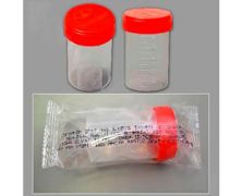 Контейнер 120 мл для биопроб, с крышкой, стерильный, Россия Контейнер 120 мл для биопроб, с крышкой, стерильный, Россия