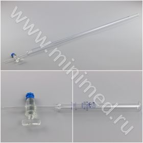 Бюретка с краном, 100 мл, Минимед