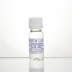 Гентамицин, 1000-х в растворе, 10 мг/мл, 10 мл, ПЭТ-тара