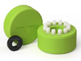 Криоконтейнер охлаждающий для пробирок 1–2 мл, 12 мест, зелёный, CoolCell LX, Corning