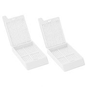 Кассеты биопсийные/заливочные со съёмной крышкой, c квадратными отверстиями, белые, Citotest